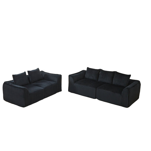 Minimalist Set With Curved Lines & Gently Sloped Backrest Home Essentials