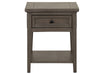 Paxton Place - Rectangular End Table - Dovetail Gray Magnussen Furniture