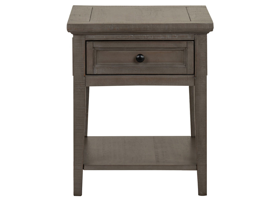 Paxton Place - Rectangular End Table - Dovetail Gray Magnussen Furniture
