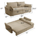 2 In 1 Convertible Sofa Bed, Multi Functional Living Room Furniture Home Essentials