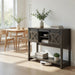 Farmhouse Entryway Table With Sliding Barn Door Home Essentials