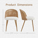 Bohemian Style Double Seater Dining Chair Home Essentials