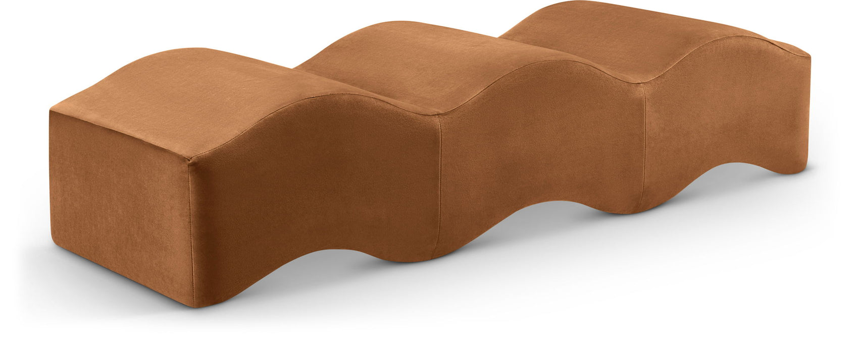Wave - Bench - Saddle Meridian Furniture