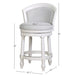 Barrel Back Stool With Swivel Home Essentials