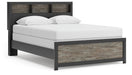 Broachmyn - Lighted Bookcase Panel Bed Signature Design by Ashley®