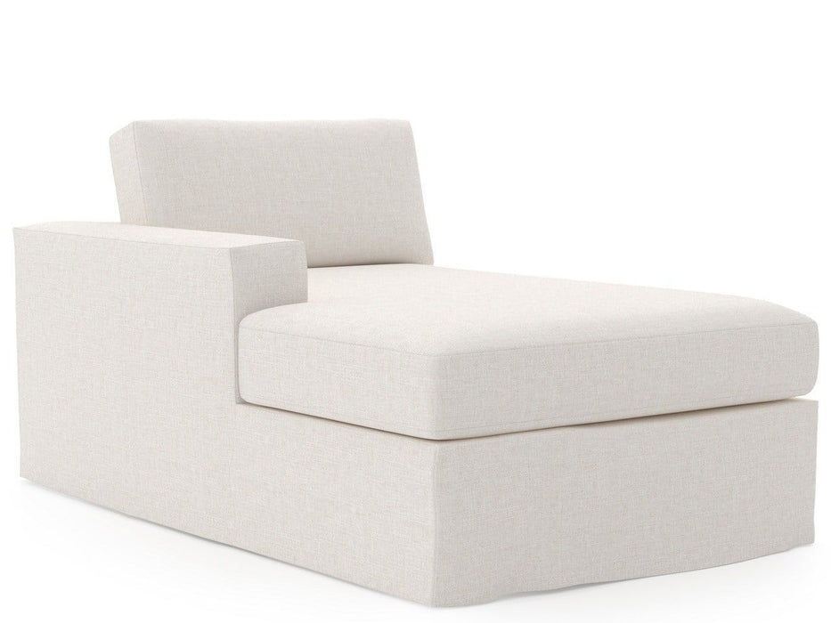 Maxx - Slipcover Chaise LAF, Special Order - White