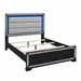 Soulmarie - Bed With LED Lighting And Padded Headboard Global Furniture USA
