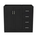 Retro Style Bathroom Vanity, 3 Drawers & Soft Closing Doors Hearth and Haven