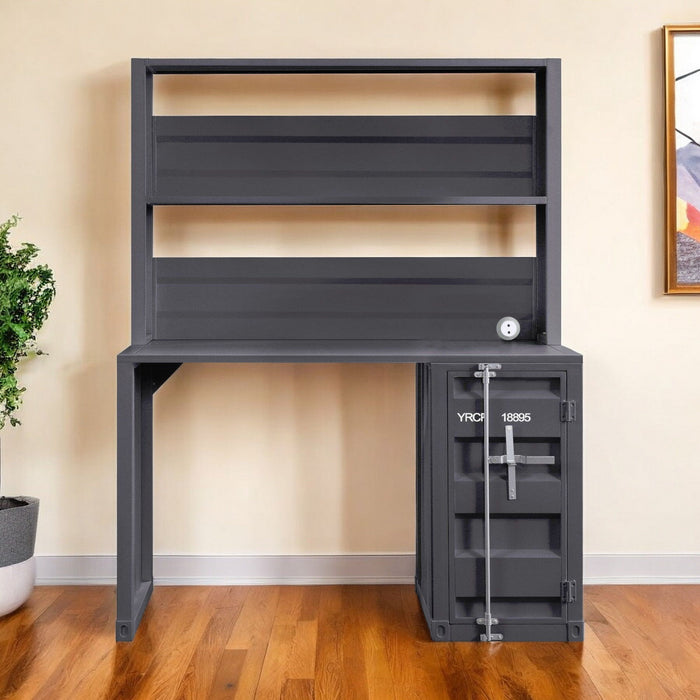 Iron Writing Desk - Gunmetal