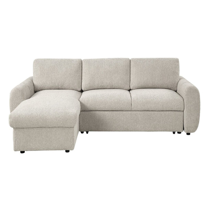 Nuriel - Reversible Sectional Sofa With Sleeper & Storage ACME