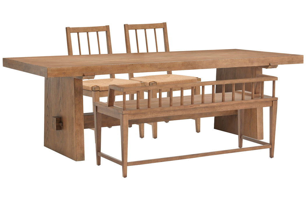 Lindon - Trestle Dining Table Set Magnussen Furniture