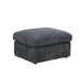 Oversized Ottoman Footrest Extra Seat Living Room - Dark Gray Home Essentials