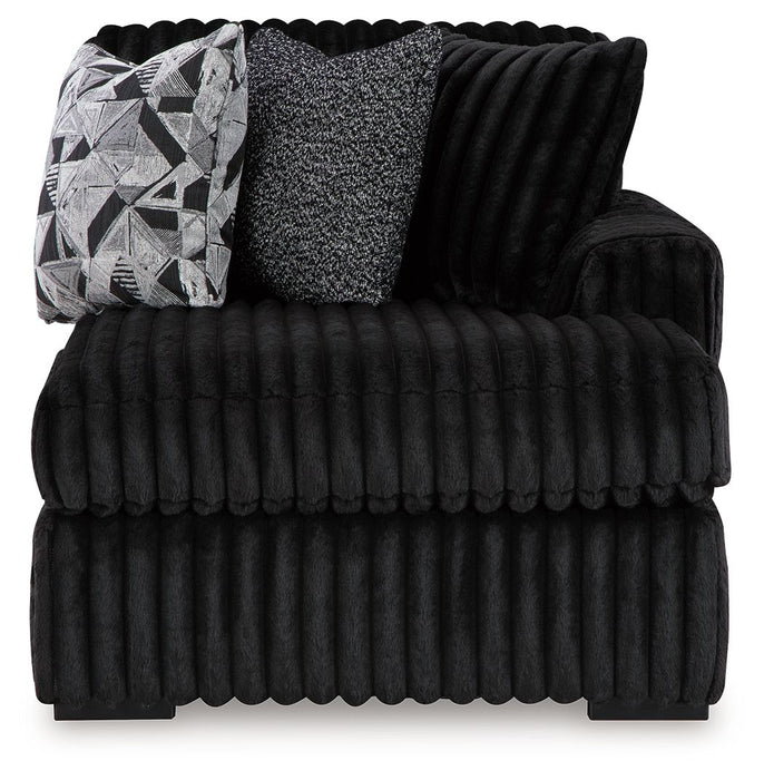 Midnight-Madness - 3 Piece Sectional Signature Design by Ashley®