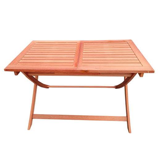 Foldable Patio Dining Set With 1 Dining Table, Indoor And Outdoor Use, Solid Wood - Teak Home Essentials