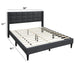 Bed Upholstered Box Design Headboard Home Essentials