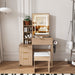 Modern Vanity Desk With 3 LED Lighting Modes, 4 Drawers Home Essentials