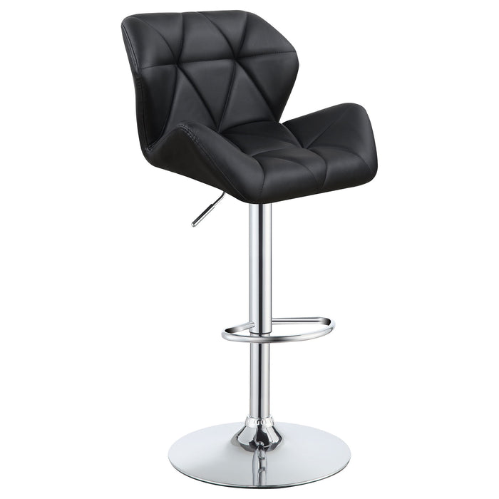 Adjustable Bar Stool With Height-Adjustable Base (Set of 2) Furniture Max