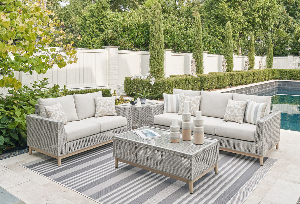 Seton Creek - 4 Pc. - Lounge Set - Gray Signature Design by Ashley®