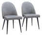 Silloth - Armless Dining Chair (Set of 2) Zuo Modern