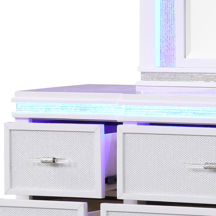 9 Drawer Dresser - White Matrix Furniture Group