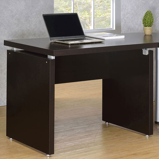 Extension Desk With Floating Top Design - Brown Furniture Max