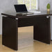 Extension Desk With Floating Top Design - Brown Furniture Max