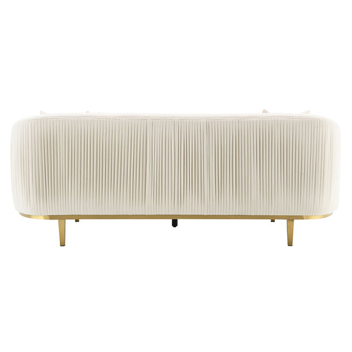 Martina - Sofa With 2 Pillows - Ivory Velvet ACME