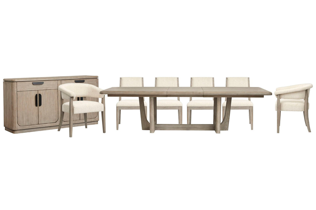 Braelyn - Extendable Trestle Dining Table Set Magnussen Furniture