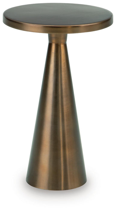 Budington - Accent Table - Light Bronze Finish Signature Design by Ashley®