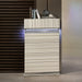 Leonor - 5 Drawer Chest - Gray Matrix Furniture Group