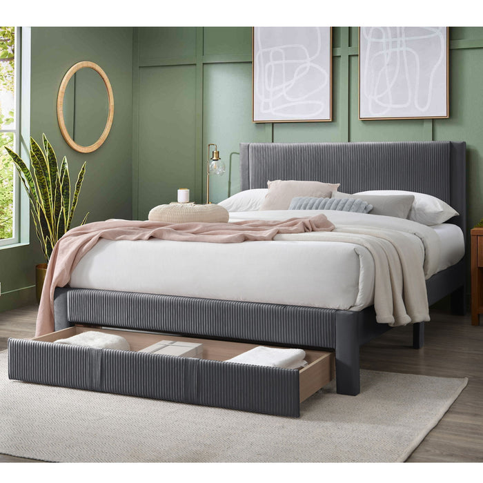 Contemporary Bed & Storage Drawer Home Essentials