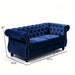 Chesterfield Button Tufted Loveseat With Rolled Arms US Pride