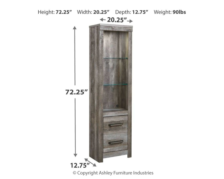 Wynnlow - Pier - Two Drawers & Two Shelves - Gray Dark Signature Design by Ashley®