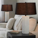 Petra - Contemporary Table Lamp (Set of 2) - Cream / Black Lumi Source