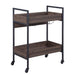 Jerrick - Serving Cart - Walnut & Black ACME