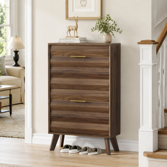 Flip Top Shoe Cabinet Home Essentials