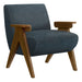 Accent Chair, Living Room & Bedroom Seating - Blue 8th Street
