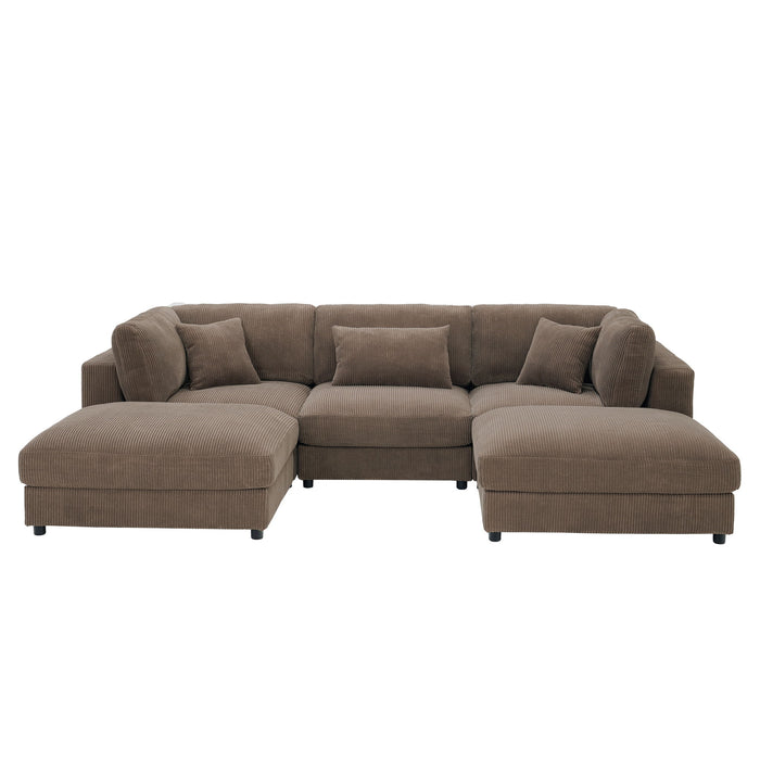 Modular Sectional & Custom Configuration, Toss Pillows Home Essentials