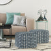 Noreen - Upholstered Square Pouf Simpli-Home