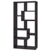 8 Shelf Geometric Bookcase Furniture Max