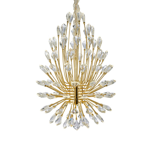 Michael Amini Lighting - Astra 34" LED Crystal Chandelier - Gold Michael Amini
