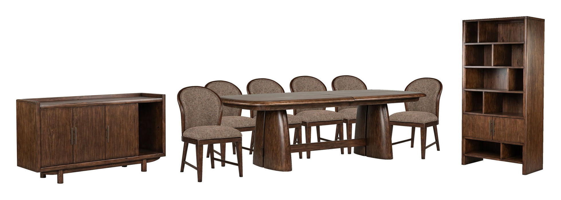 Belville - Extendable Trestle Dining Table Set Magnussen Furniture