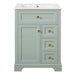 Modern Bathroom Vanity With Sink, 3 Drawers & Cabinet With 2 Tier Door Storage Hearth and Haven