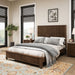 Platform Bed Frame & Tall Headboard Home Essentials