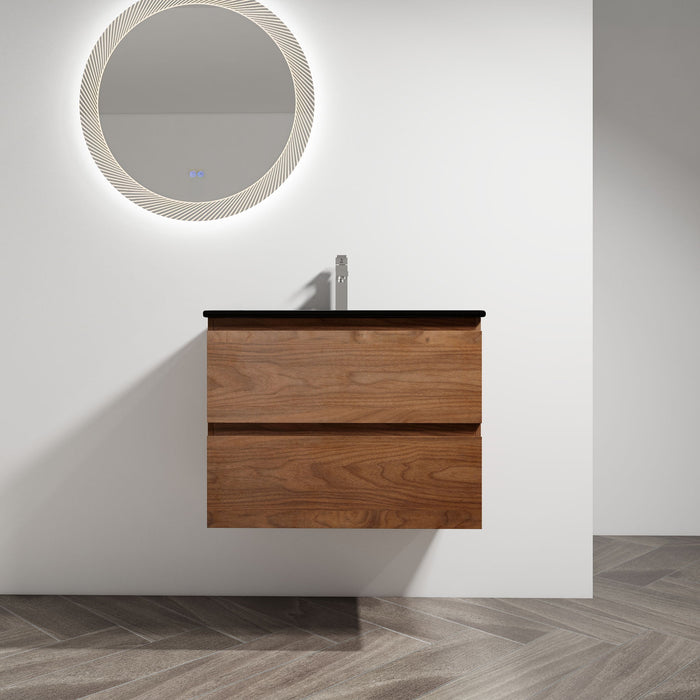 Wall Mounted Bathroom Vanity With Sink, 2 Soft Close Drawers Home Essentials