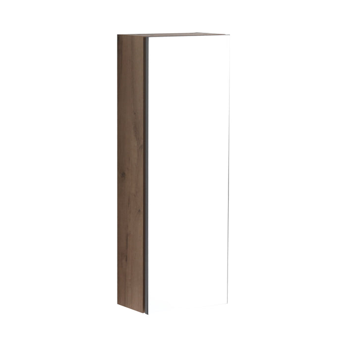 Wall Mounted Bathroom Cabinet With Adjustable Shelves, Storage For Vanity - Imitative Oak Home Essentials