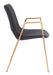 Desi - Dining Chair With Gold Legs (Set of 2) Zuo Modern