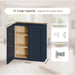 Shaker Wall Cabinet With Soft Close Hinges, Adjustable Shelves, Double Door Home Essentials