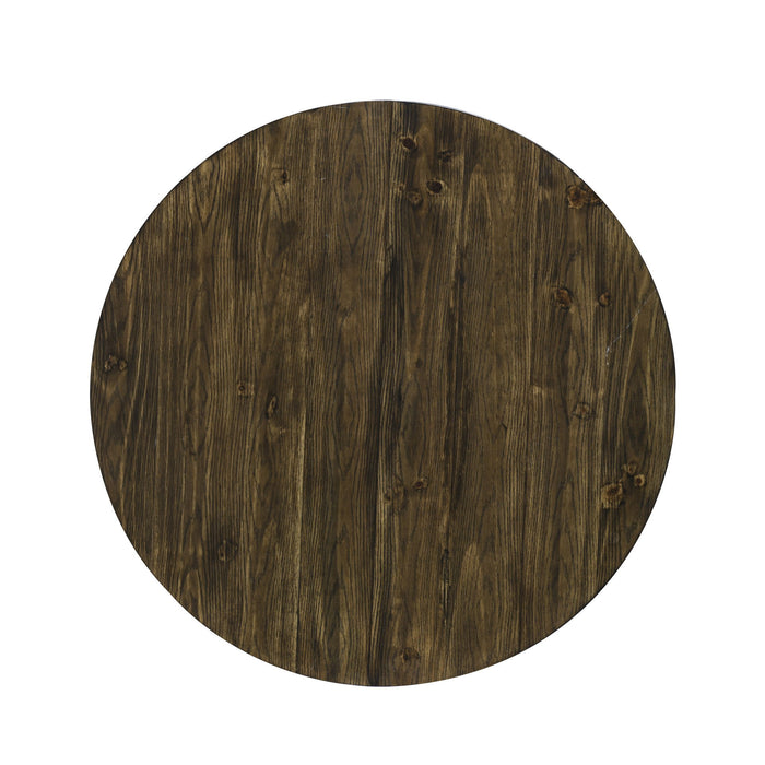 Kerby - Round Coffee Table - Dark Brown New Classic