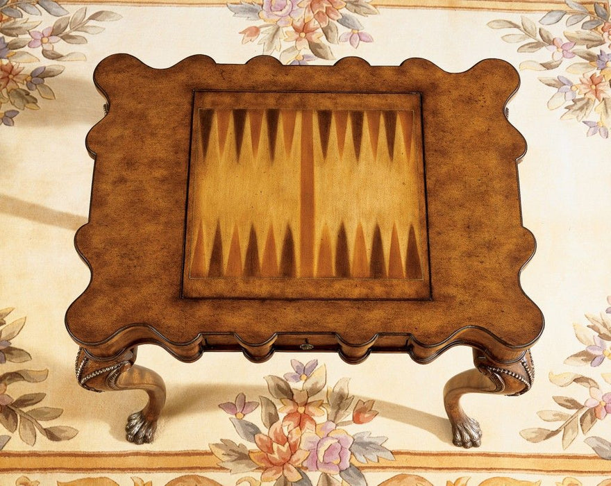 Traditional Game Table - Brown
